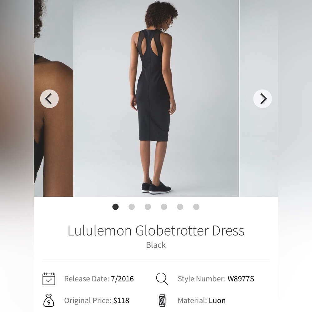 NWT Lululemon globe trotter dress size 4